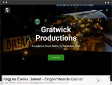 Tablet Screenshot of gratwickproductions.com